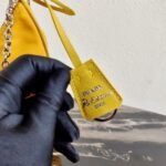 Replica Prada 1BH204 Prada Re-Edition 2005 Nylon Bag Yellow38857 - Image 5