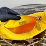 Replica Prada 1BH204 Prada Re-Edition 2005 Nylon Bag Yellow38857 - Image 8