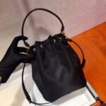 Replica Prada 1BH038 Prada Duet Re-Nylon Bucket shoulder bag Black38609 - Image 4