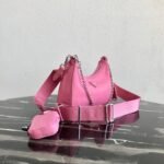 Replica Prada 1BH204 Prada Re-Edition 2005 Nylon Bag Pink38819