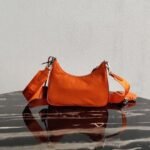 Replica Prada 1BH204 Prada Re-Edition 2005 Nylon Bag Orange38809 - Image 2