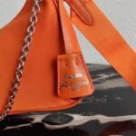 Replica Prada 1BH204 Prada Re-Edition 2005 Nylon Bag Orange38809 - Image 5