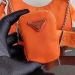 Replica Prada 1BH204 Prada Re-Edition 2005 Nylon Bag Orange38809 - Image 6