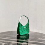 Replica Prada 1NE204 Prada Nylon and Saffiano Leather Mini Bag in Green39128