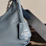 Replica Prada 1BH204 Prada Re-Edition 2005 Nylon Bag Light Blue38789 - Image 4