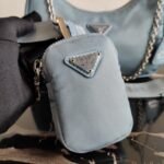 Replica Prada 1BH204 Prada Re-Edition 2005 Nylon Bag Light Blue38789 - Image 6