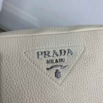 Replica Prada Leather bag with shoulder strap 1BH082 Beige40038 - Image 2