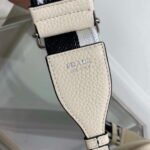 Replica Prada Leather bag with shoulder strap 1BH082 Beige40038 - Image 5