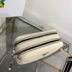 Replica Prada Leather bag with shoulder strap 1BH082 Beige40038 - Image 6