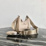 Replica Prada 1BH204 Prada Re-Edition 2005 Nylon Bag Apricot38739