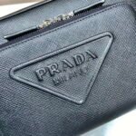 Replica Prada 2VH152 Saffiano leather shoulder bag Black39859 - Image 3