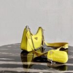 Replica Prada 1BH204 Prada Re-Edition 2005 Nylon Bag Light Yellow38740