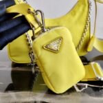 Replica Prada 1BH204 Prada Re-Edition 2005 Nylon Bag Light Yellow38740 - Image 6