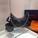 Replica Prada 1BH204 Mini Bags Prada Crossbody Leather bag In Black38721