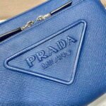 Replica Prada 2VH152 Saffiano leather shoulder bag Blue39877 - Image 3