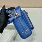 Replica Prada 2VH152 Saffiano leather shoulder bag Blue39877 - Image 6