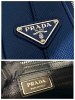 Replica Prada 2VH152 Saffiano leather shoulder bag Blue39877 - Image 8