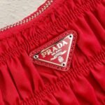 Replica Prada 1NE204 Prada Nylon and Saffiano Leather Mini Bag in Red39168 - Image 4