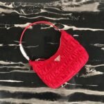 Replica Prada 1NE204 Prada Nylon and Saffiano Leather Mini Bag in Red39168 - Image 6