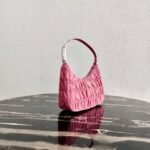 Replica Prada 1NE204 Prada Nylon and Saffiano Leather Mini Bag in Pink39148