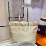 Replica Prada 1BG107 Re Nylon Medium Tote Bag Apricot38679 - Image 2