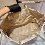 Replica Prada 1BG107 Re Nylon Medium Tote Bag Apricot38679 - Image 6