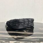 Replica Prada 1NE204 Prada Nylon and Saffiano Leather Mini Bag in Black39108 - Image 3