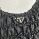 Replica Prada 1NE204 Prada Nylon and Saffiano Leather Mini Bag in Black39108 - Image 4