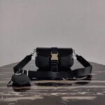 Replica Prada 1BD295 Prada Pocket Nappa Leather Bag Black38668