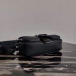 Replica Prada 1BD295 Prada Pocket Nappa Leather Bag Black38668 - Image 4