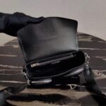 Replica Prada 1BD295 Prada Pocket Nappa Leather Bag Black38668 - Image 8