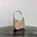 Replica Prada 1NE204 Prada Nylon and Saffiano Leather Mini Bag in Apricot39107