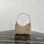 Replica Prada 1NE204 Prada Nylon and Saffiano Leather Mini Bag in Apricot39107 - Image 2