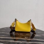 Replica Prada 1BH204 Prada Re-Edition 2005 Saffiano leather Bag in Yellow38978 - Image 2