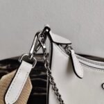 Replica Prada 1BH204 Prada Re-Edition 2005 Saffiano leather Bag in White Silver38968 - Image 5