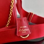 Replica Prada 1BH204 Prada Re-Edition 2005 Saffiano leather Bag in Red38947 - Image 5