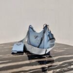 Replica Prada 1BH204 Prada Re-Edition 2005 Saffiano leather Bag in Light Blue38917