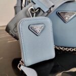 Replica Prada 1BH204 Prada Re-Edition 2005 Saffiano leather Bag in Light Blue38917 - Image 7