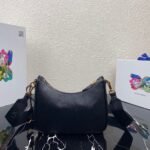 Replica Prada 1BH204 Prada Re-Edition 2005 Saffiano leather Bag in Black38887 - Image 7