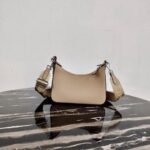 Replica Prada 1BH204 Prada Re-Edition 2005 Saffiano leather Bag in Apricot Silver38877 - Image 2