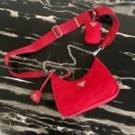 Replica Prada 1BH204 Prada Re-Edition 2005 Nylon Bag Red38769 - Image 4