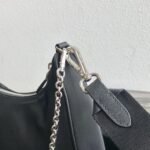 Replica Prada 1BH204 Prada Re-Edition 2005 Nylon Bag Black38701 - Image 8