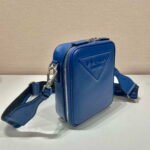 Replica Prada 2VH154 Saffiano leather shoulder bag Blue39878 - Image 2