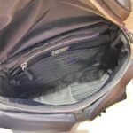 Replica Prada Signaux Nylon and Leather Hobo Bag 1BC160 Black39345 - Image 7