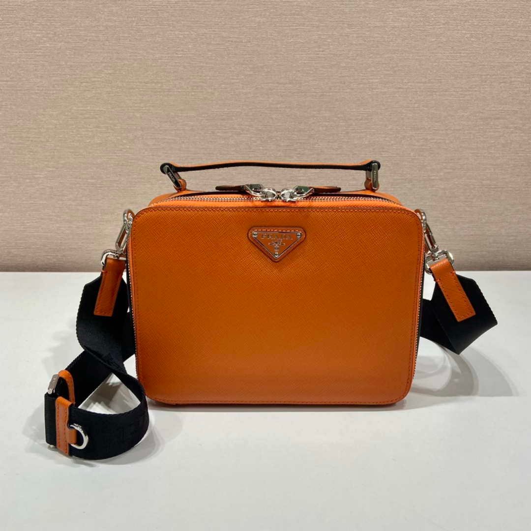 65325050e9624.jpg Replica Prada 2VH069 Brique Saffiano leather bag Orange39820 - Image 1