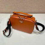 Replica Prada 2VH069 Brique Saffiano leather bag Orange39820 - Image 2