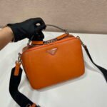 Replica Prada 2VH069 Brique Saffiano leather bag Orange39820 - Image 3