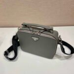 Replica Prada 2VH069 Brique Saffiano leather bag Gray39793 - Image 2