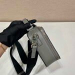 Replica Prada 2VH069 Brique Saffiano leather bag Gray39793 - Image 6