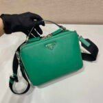 Replica Prada 2VH069 Brique Saffiano leather bag Green39803 - Image 2